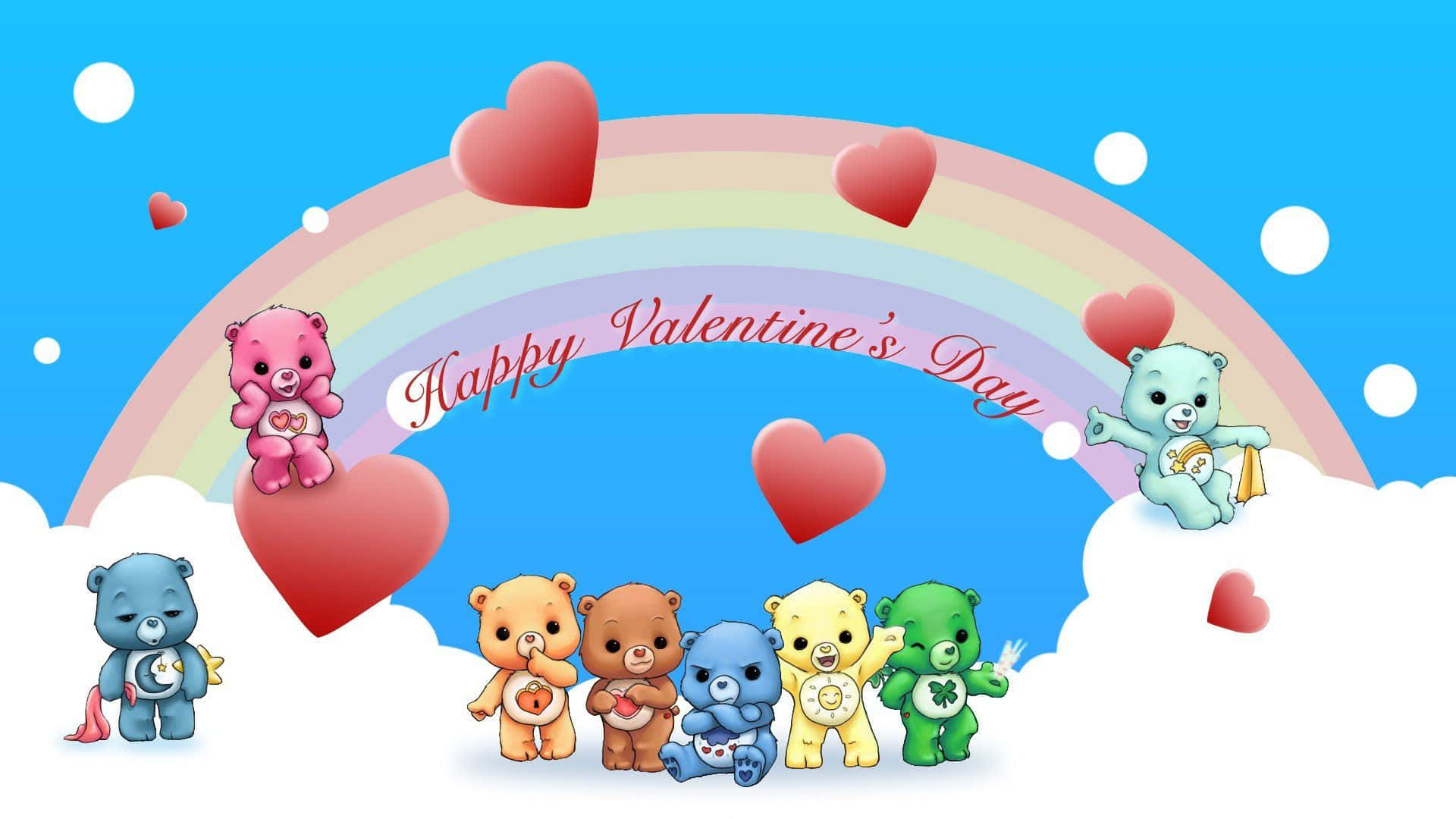Care Bears Valentines Day Background
