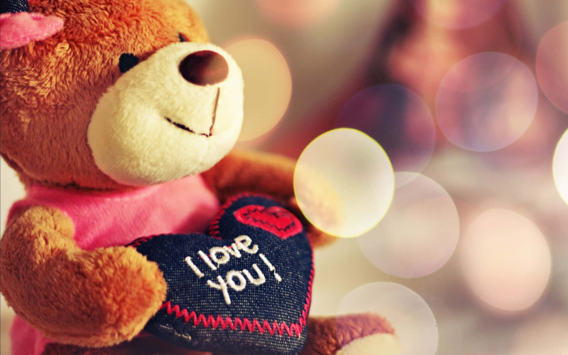 Teddy Bear Valentines Day Background