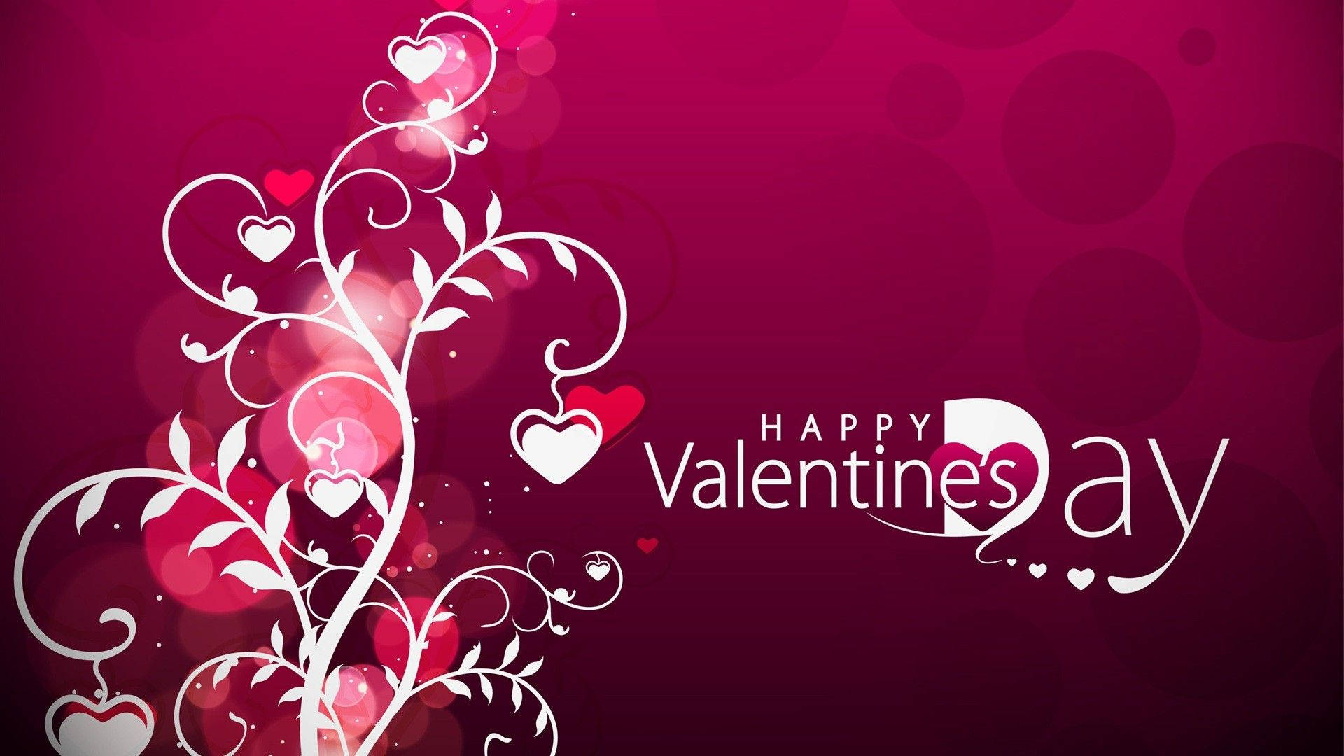 Purple Valentines Day Desktop Wallpaper