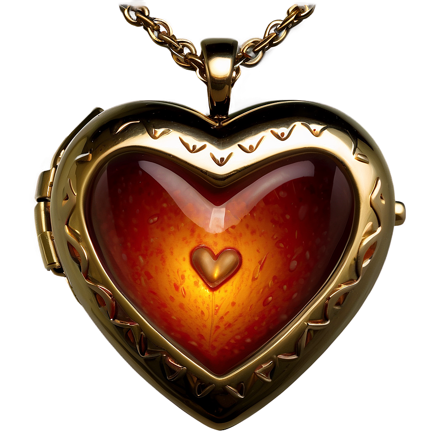 Download Valentines Day Heart Locket Png 05212024 