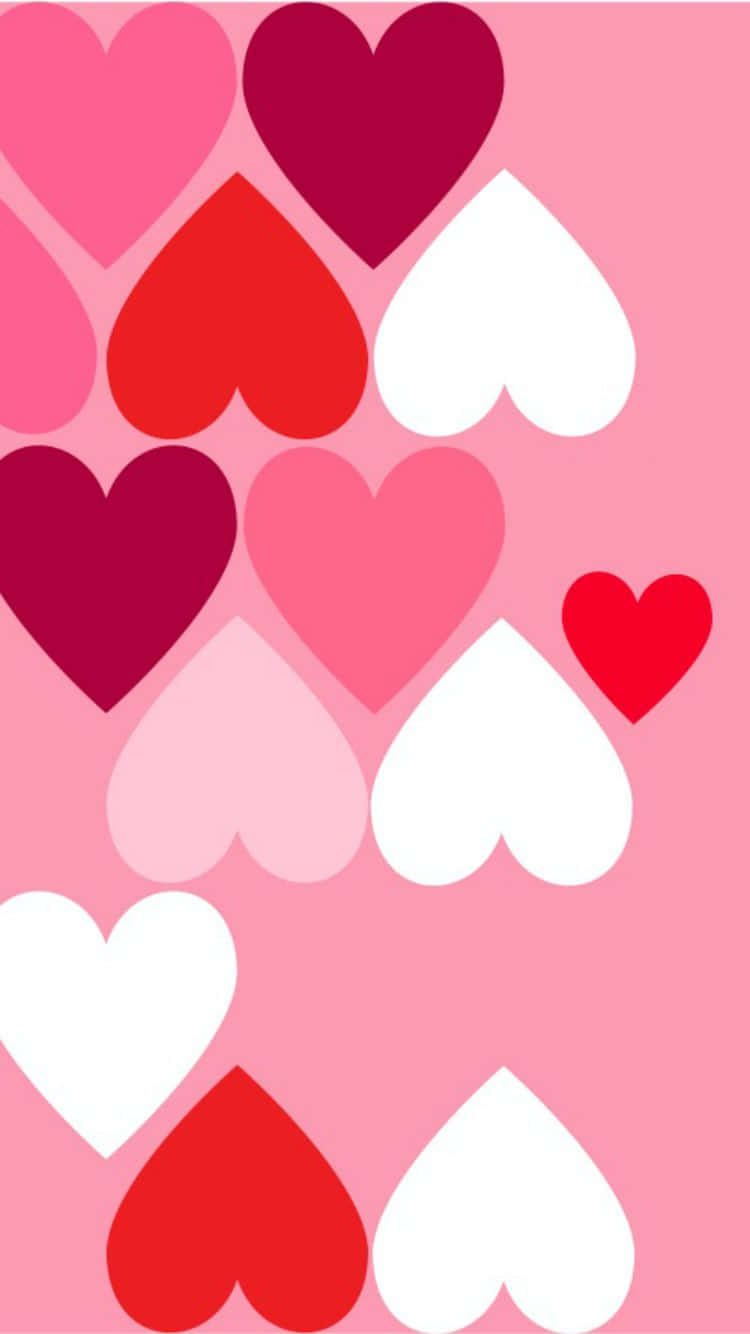 Valentine's Day Wallpaper - Pink Hearts Wallpaper