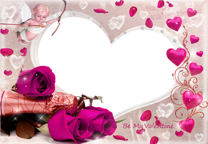 Valentines Day Love Frame PNG
