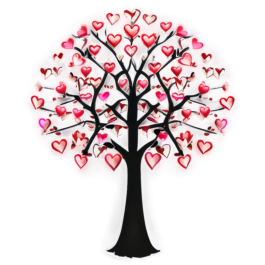 Download Valentines Day Love Tree Png 05232024 | Wallpapers.com