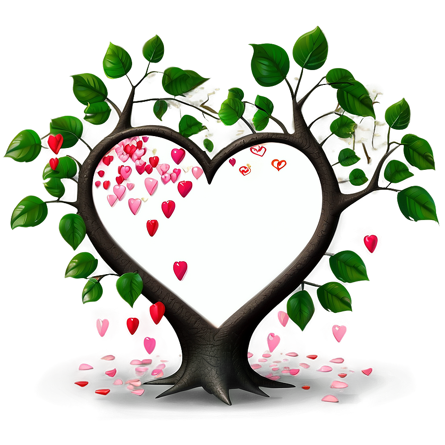 Valentines Day Love Tree Png 17 PNG