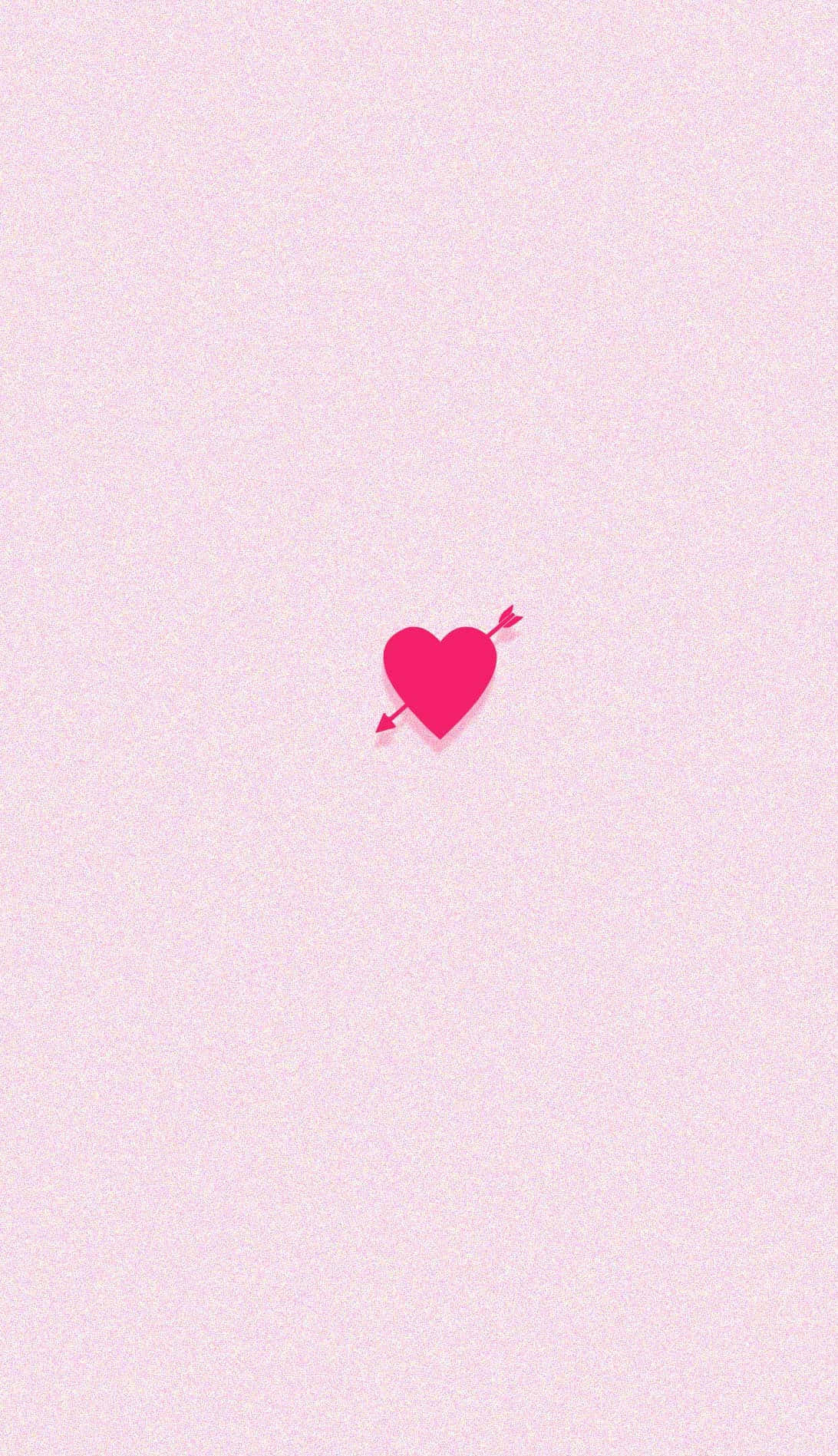 Fondode Pantalla De Flecha Corazón Para El Día De San Valentín En Tu Celular. Fondo de pantalla