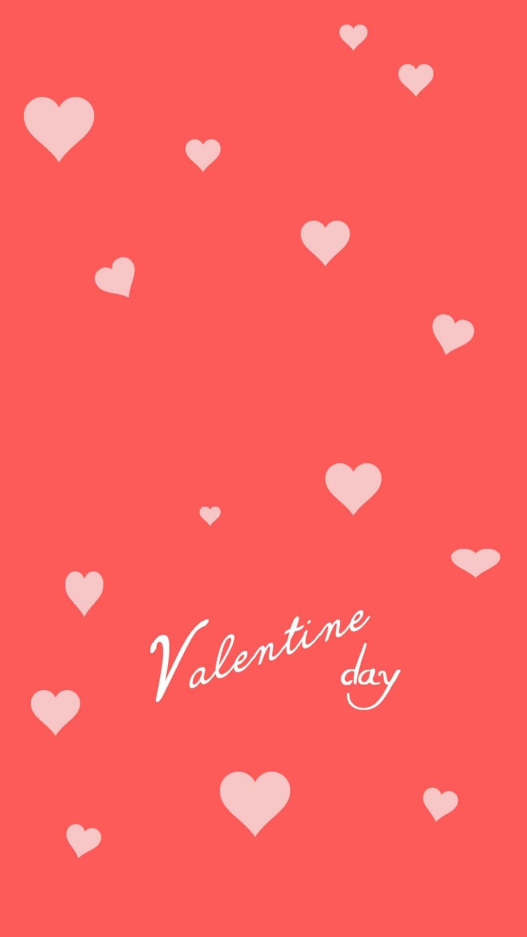Drückensie Ihre Liebe Mit Einem Valentinstagshandy Aus. Wallpaper