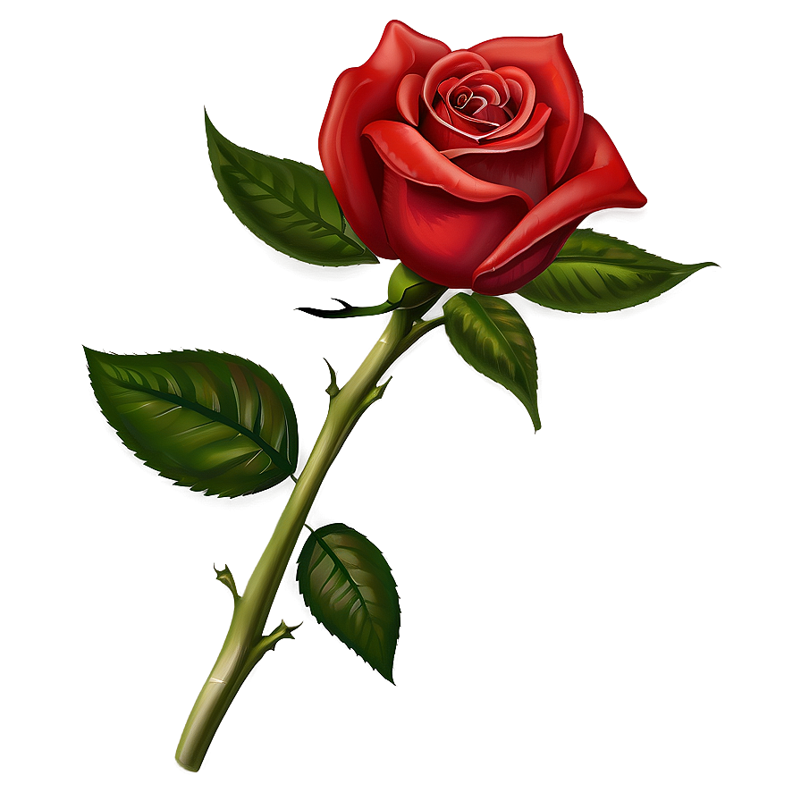 Download Valentines Day Red Rose Png Quk | Wallpapers.com