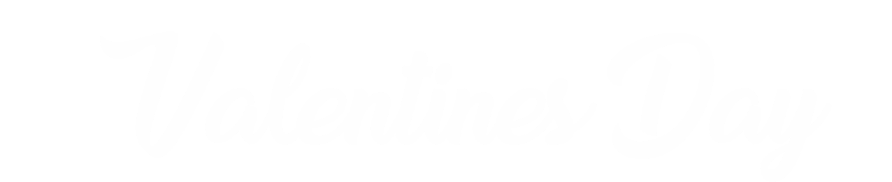 Valentines Day Script Text PNG