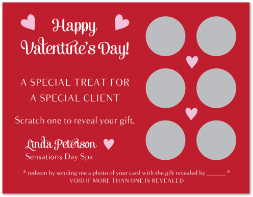 Download Valentines Day Special Treat Scratch Card | Wallpapers.com