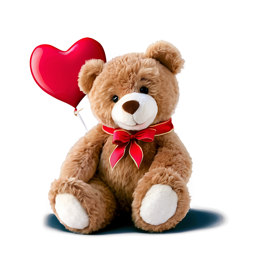 Valentines Day Teddy Bear Png Uof11 PNG