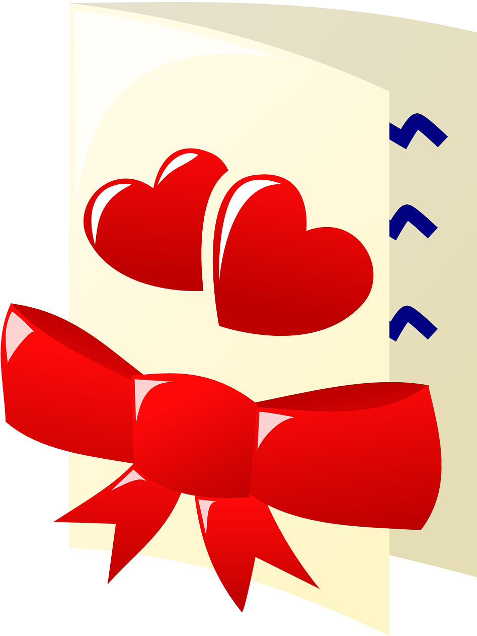 Valentines Greeting Card Vector PNG