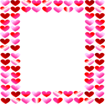 Valentines Heart Frame PNG