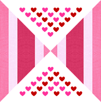 Valentines Hearts Pattern PNG