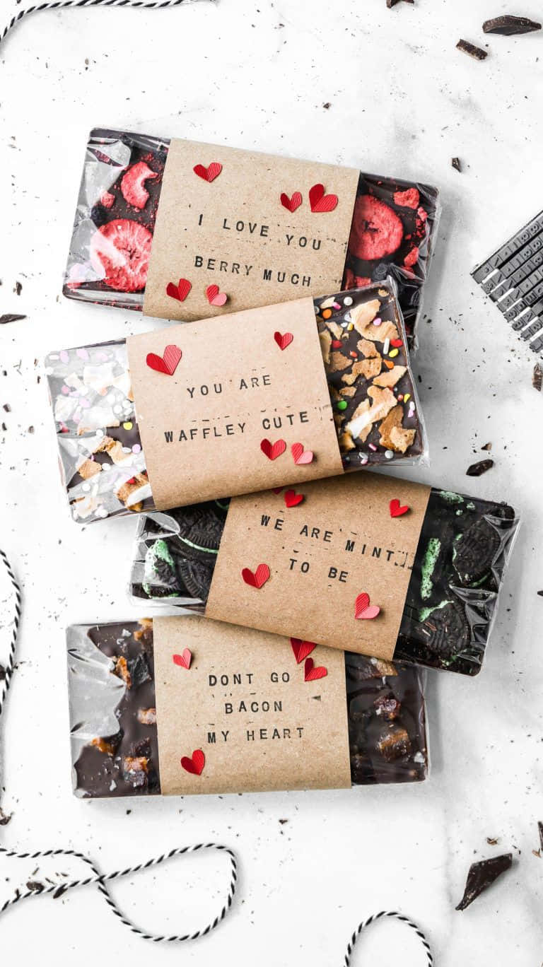 DIY Chocolate Bars Valentines Pictures