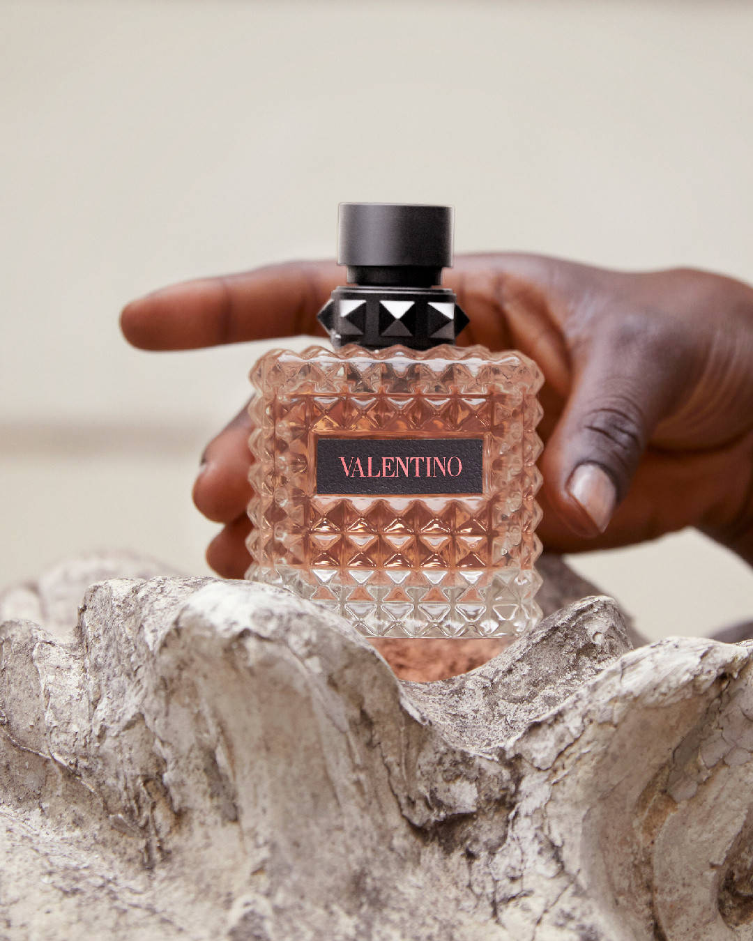 Valentino Model With Perfume Wallpaper