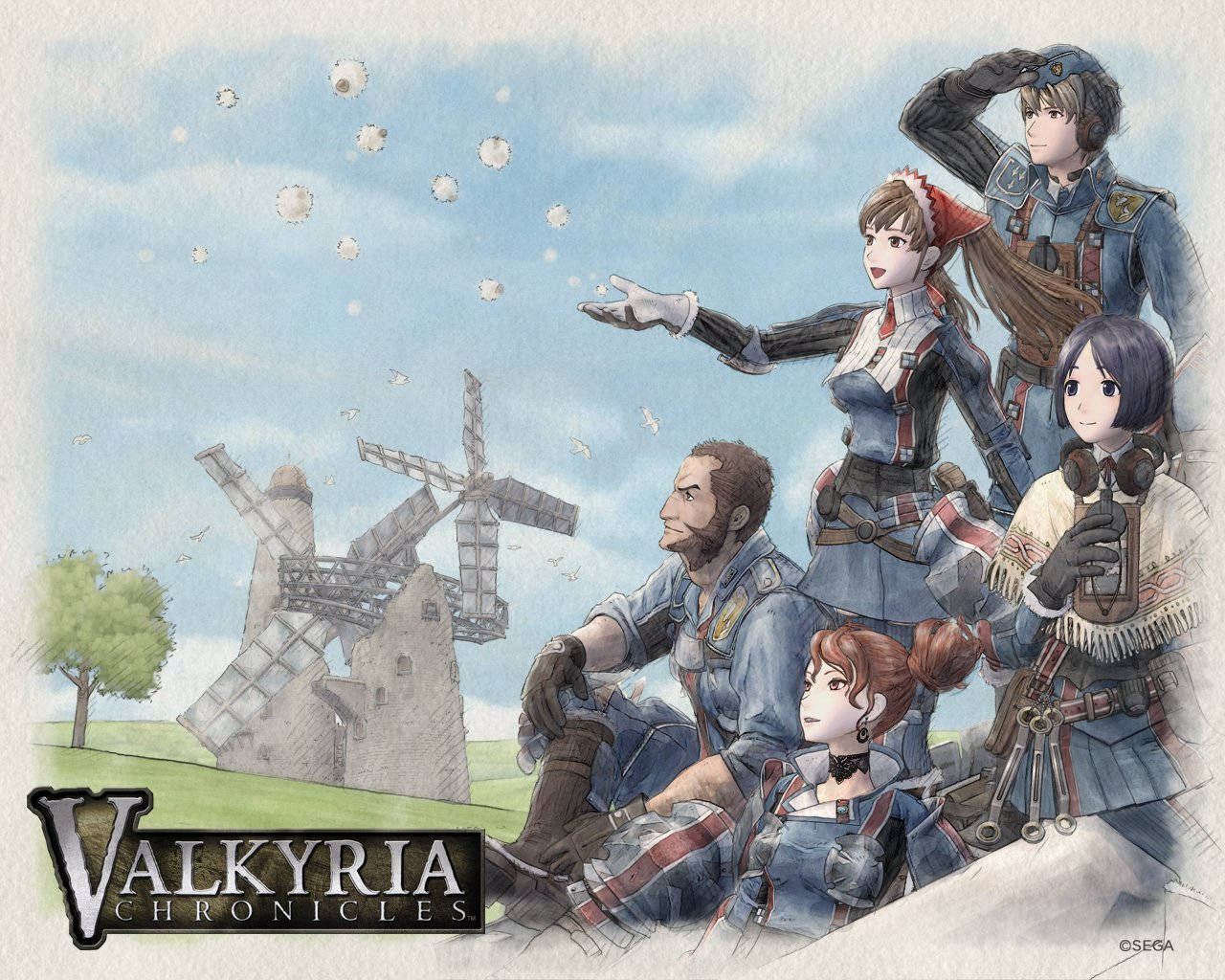 Valkyria Chronicles Happy Squad Wallpaper
