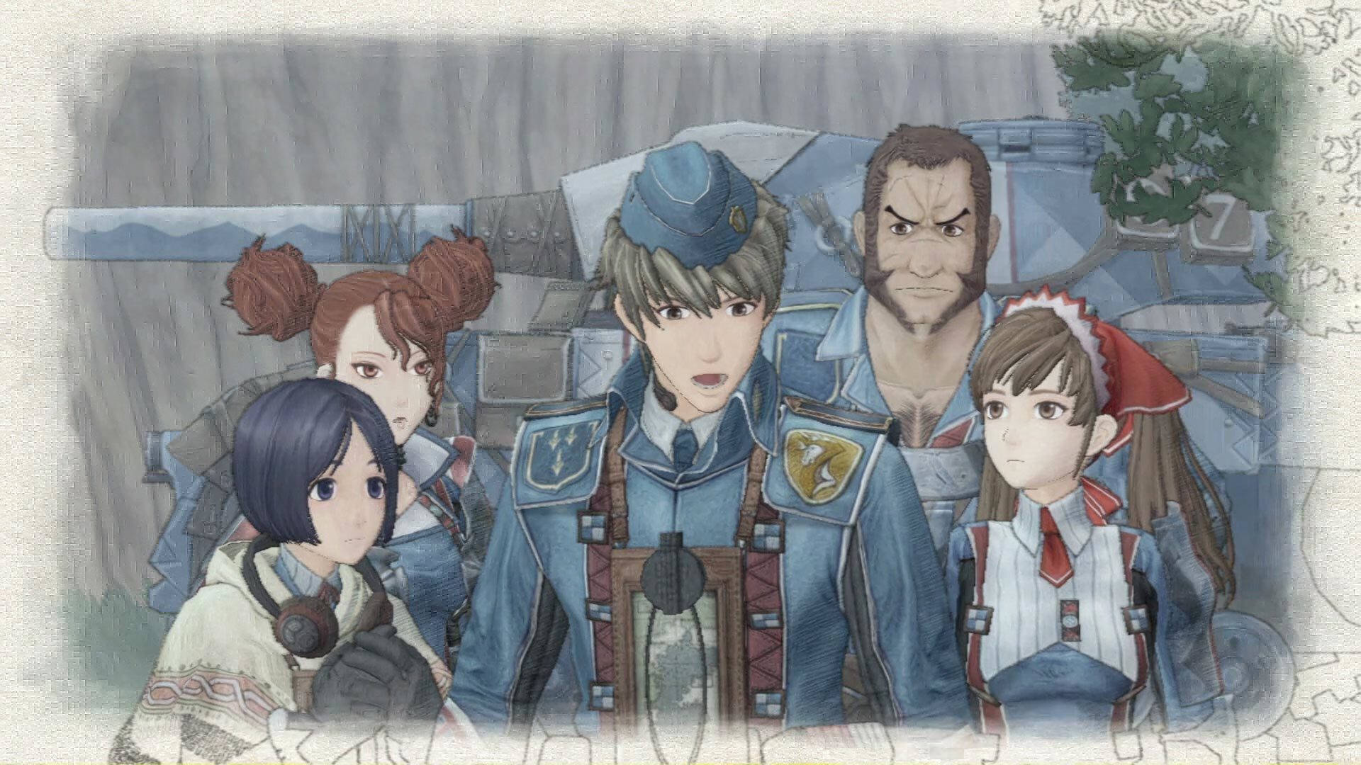 Valkyria Chronicles Protagonists Wallpaper