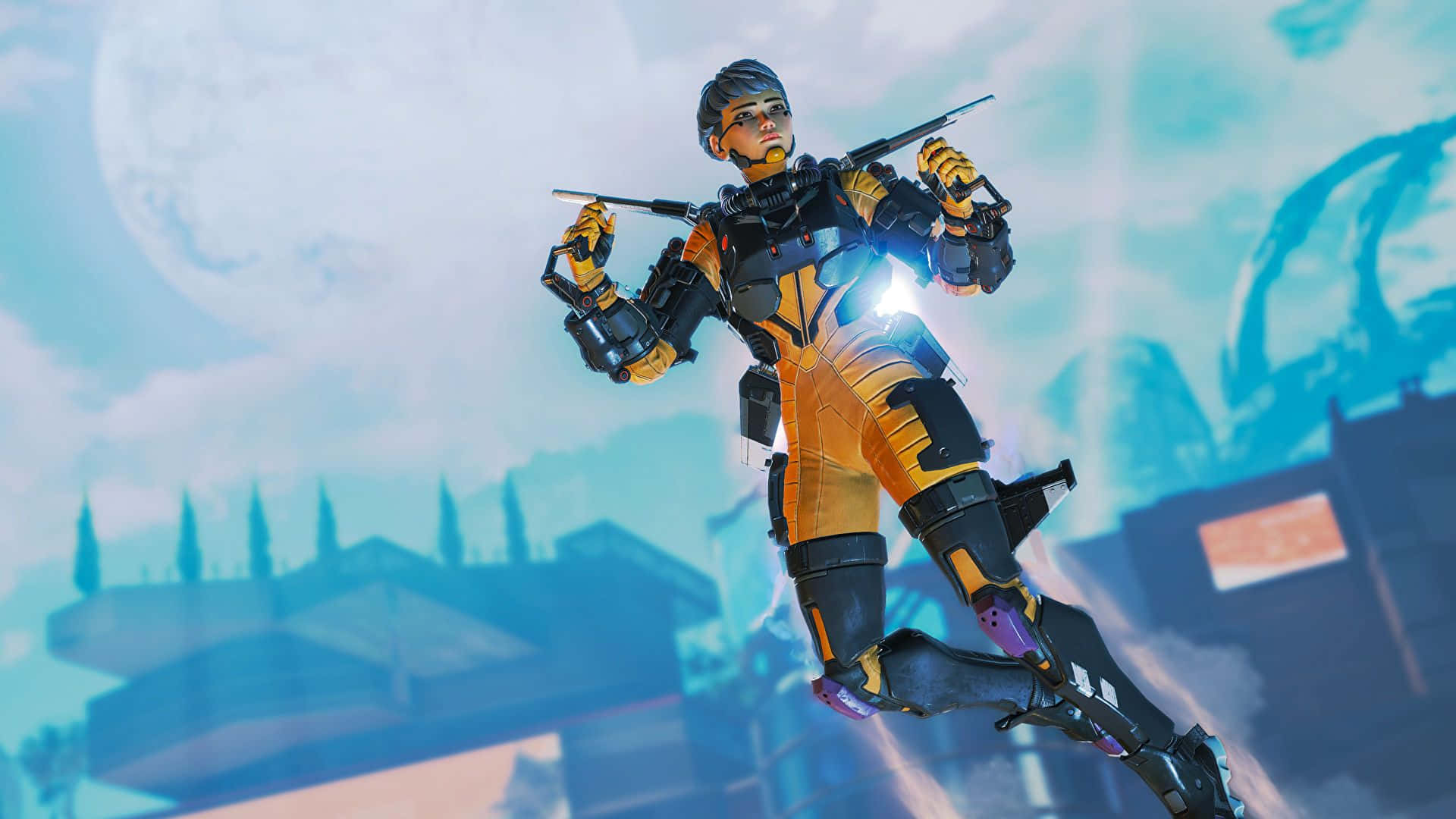 Valkyrie Soaring High In Apex Legends Wallpaper