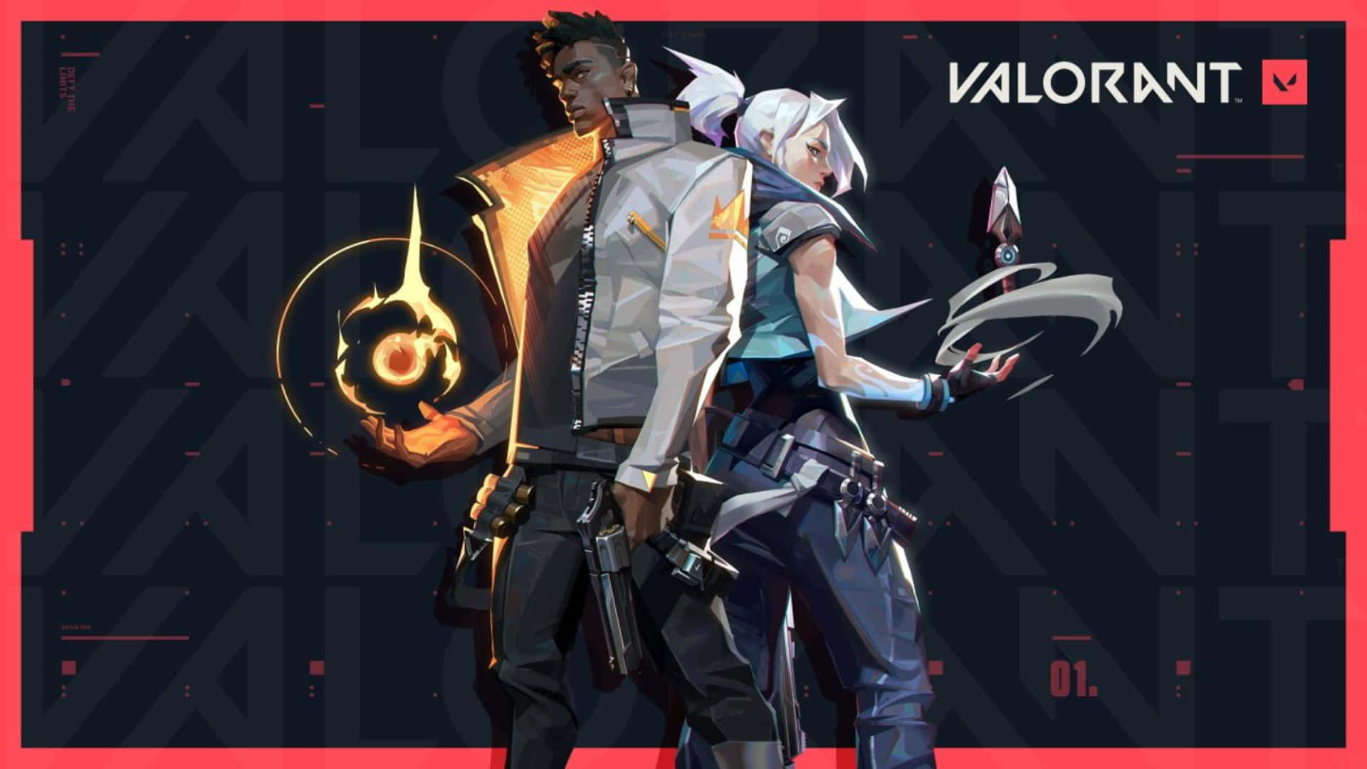 Exciting Valorant Agents Ready for Action Wallpaper