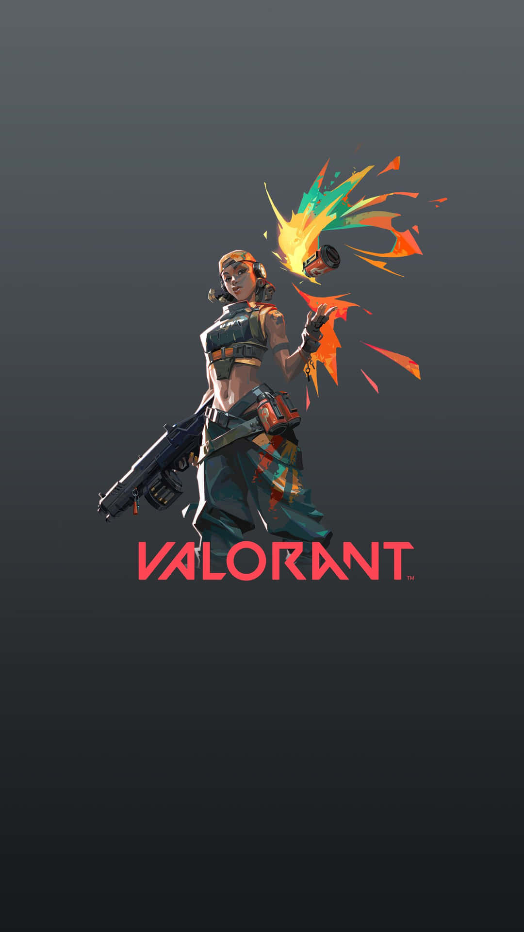 Karya Seni Valorant Raze Wallpaper