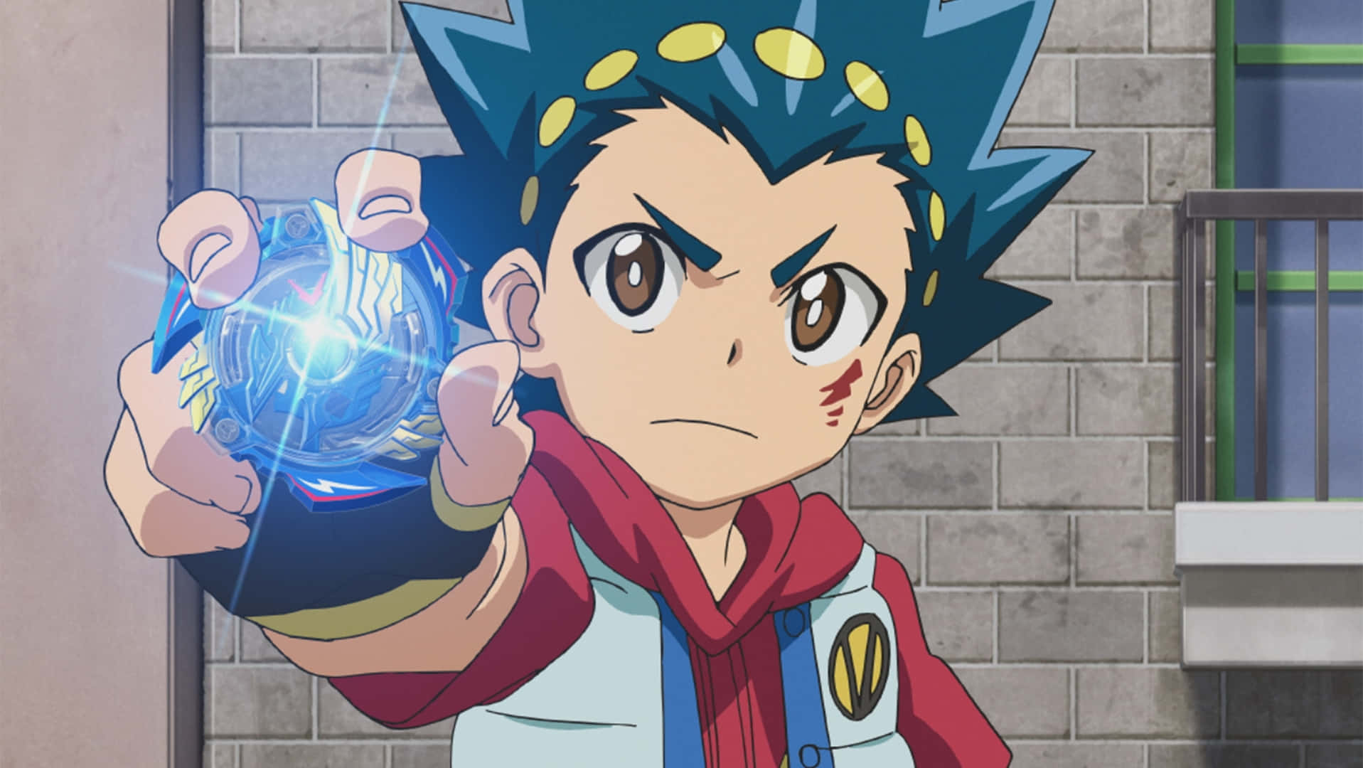 Valt Aoi Houdt Beyblade Achtergrond