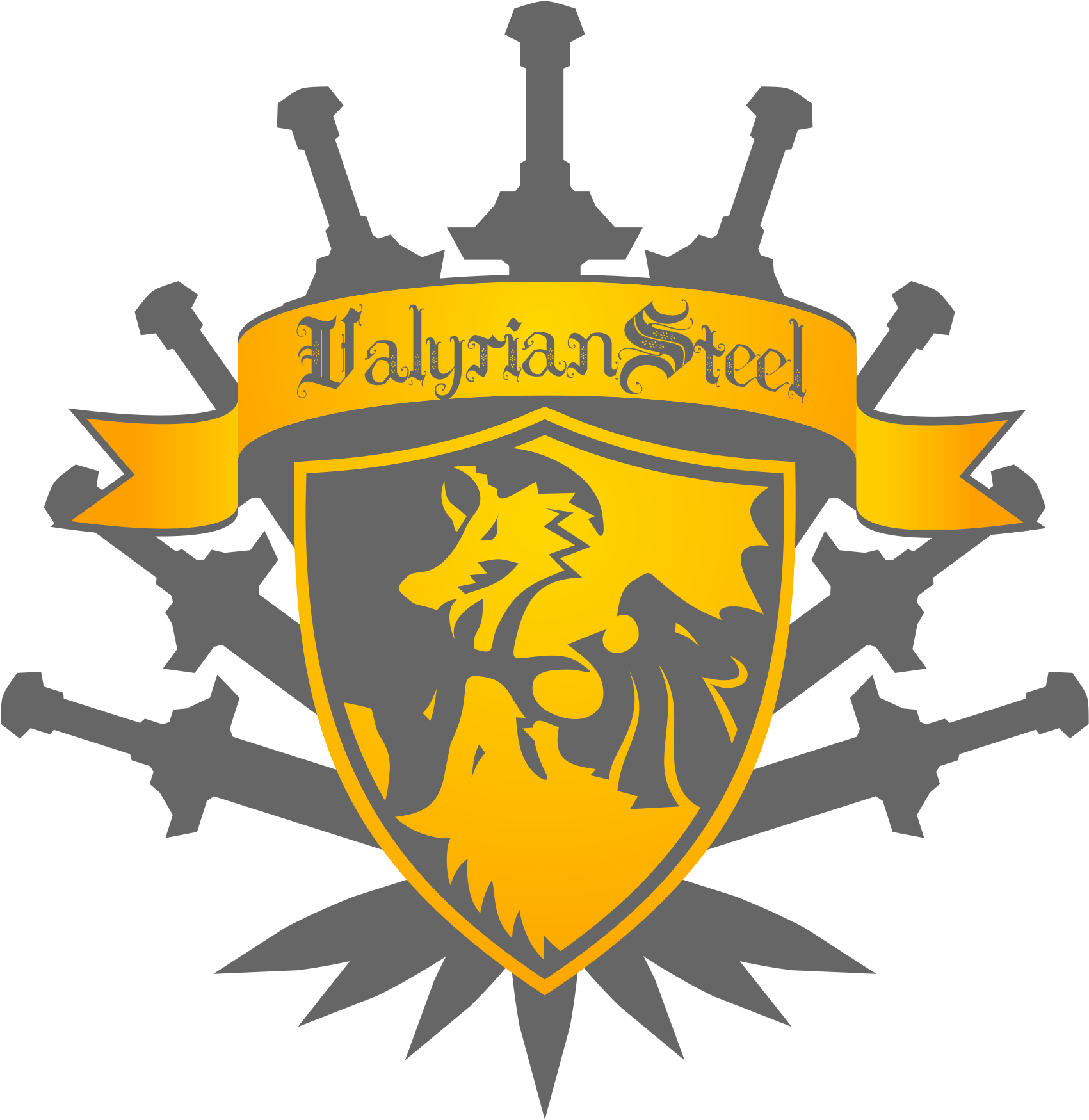 Valyrian Steel_ Game Of Thrones_ Crest PNG
