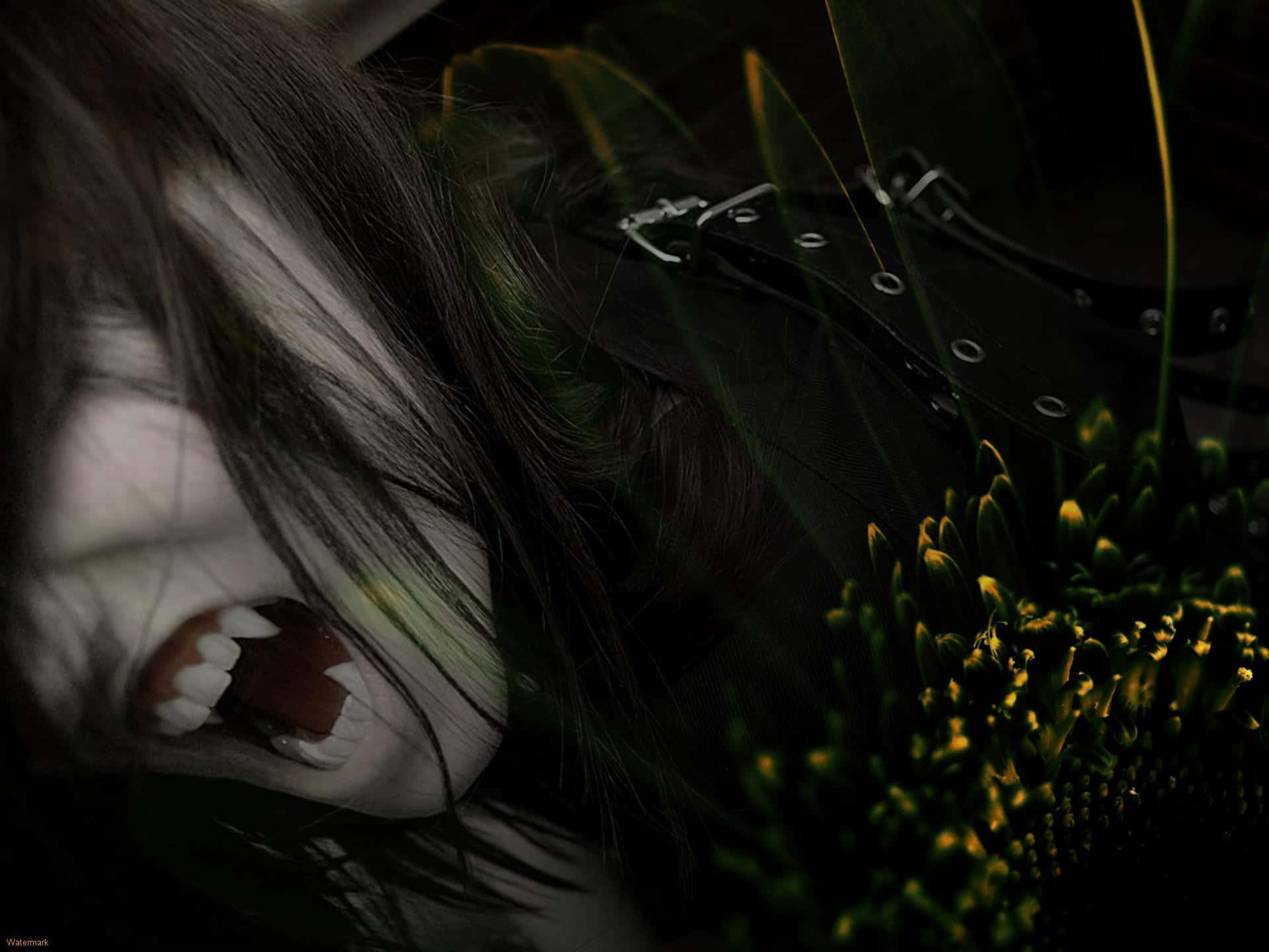 Lad mørket af din vampyr æstetik forbruge og fange. Wallpaper
