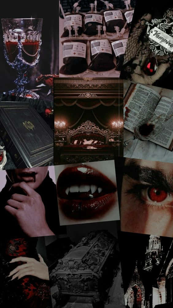 Aesthetic Dark Gothic Vampire  Dark red wallpaper Cute black wallpaper  Beautiful dark art