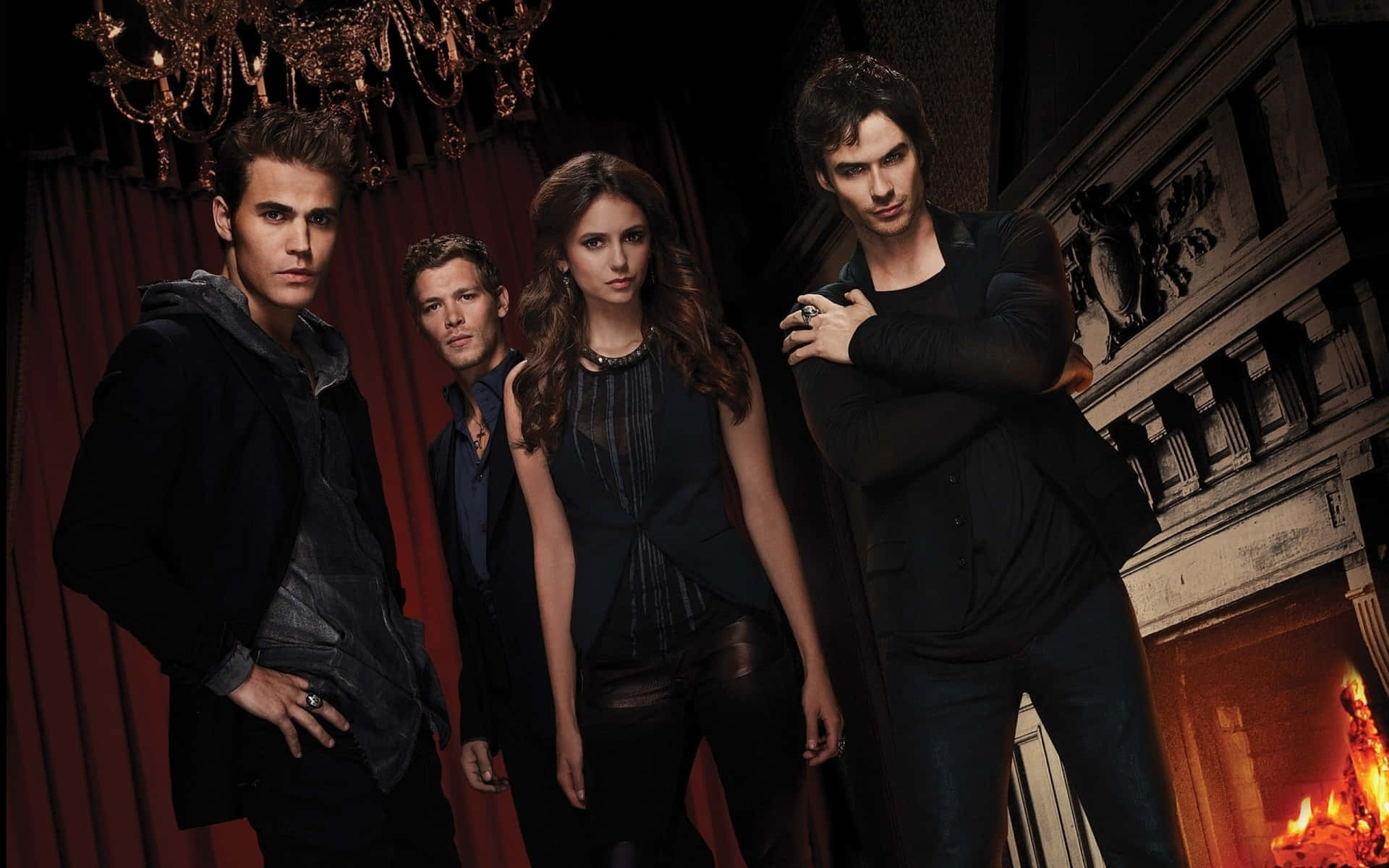 Dare to enter the supernatural world of Vampire Diaries Wallpaper