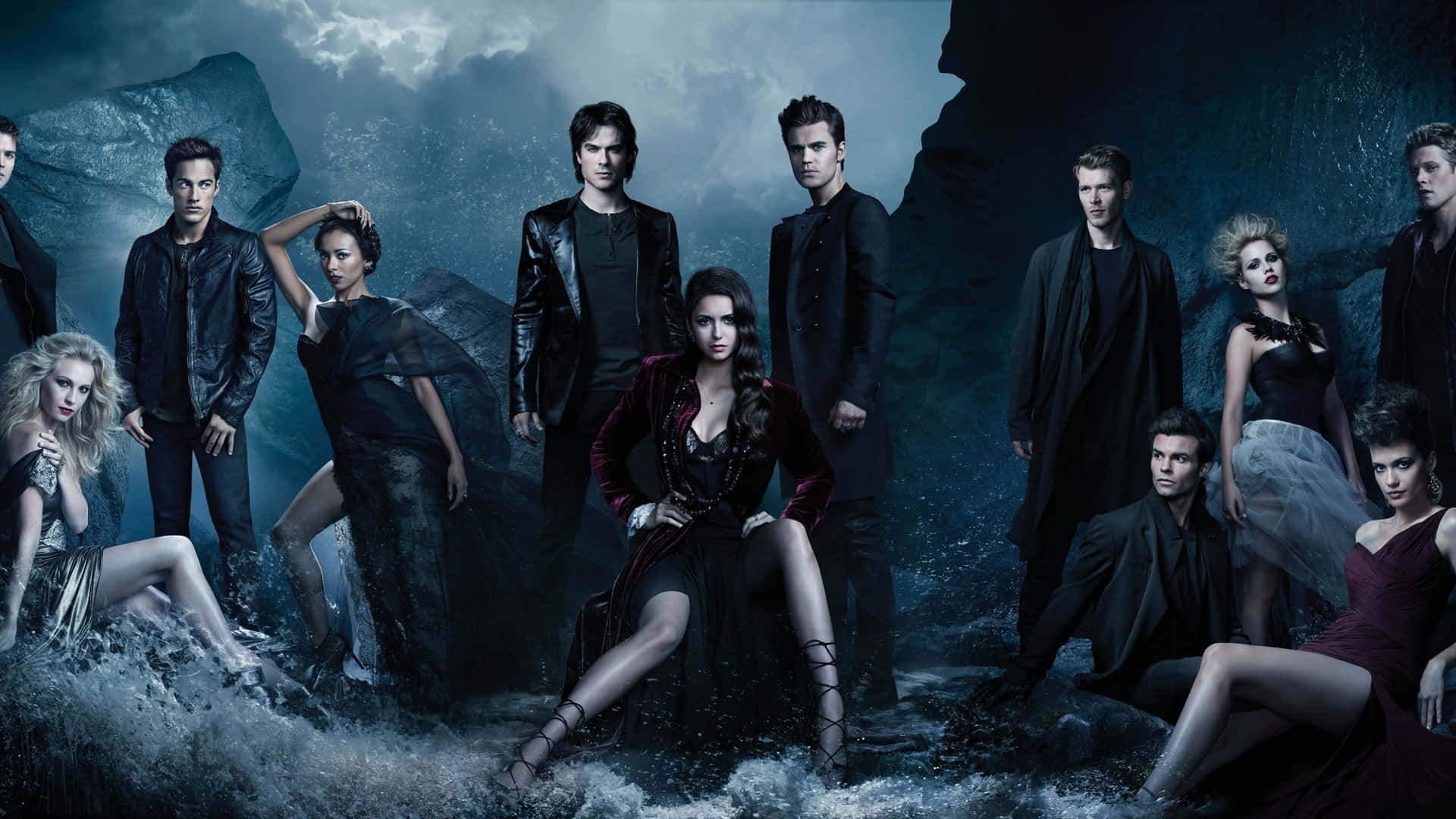 The Cast of Vampire Diaries on Your Desktop Wallpaper
