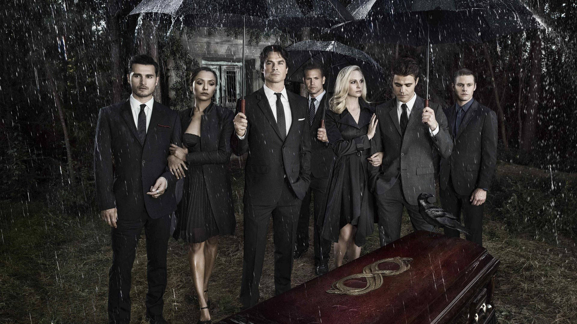 Vampire Diaries Funeral Poster Wallpaper