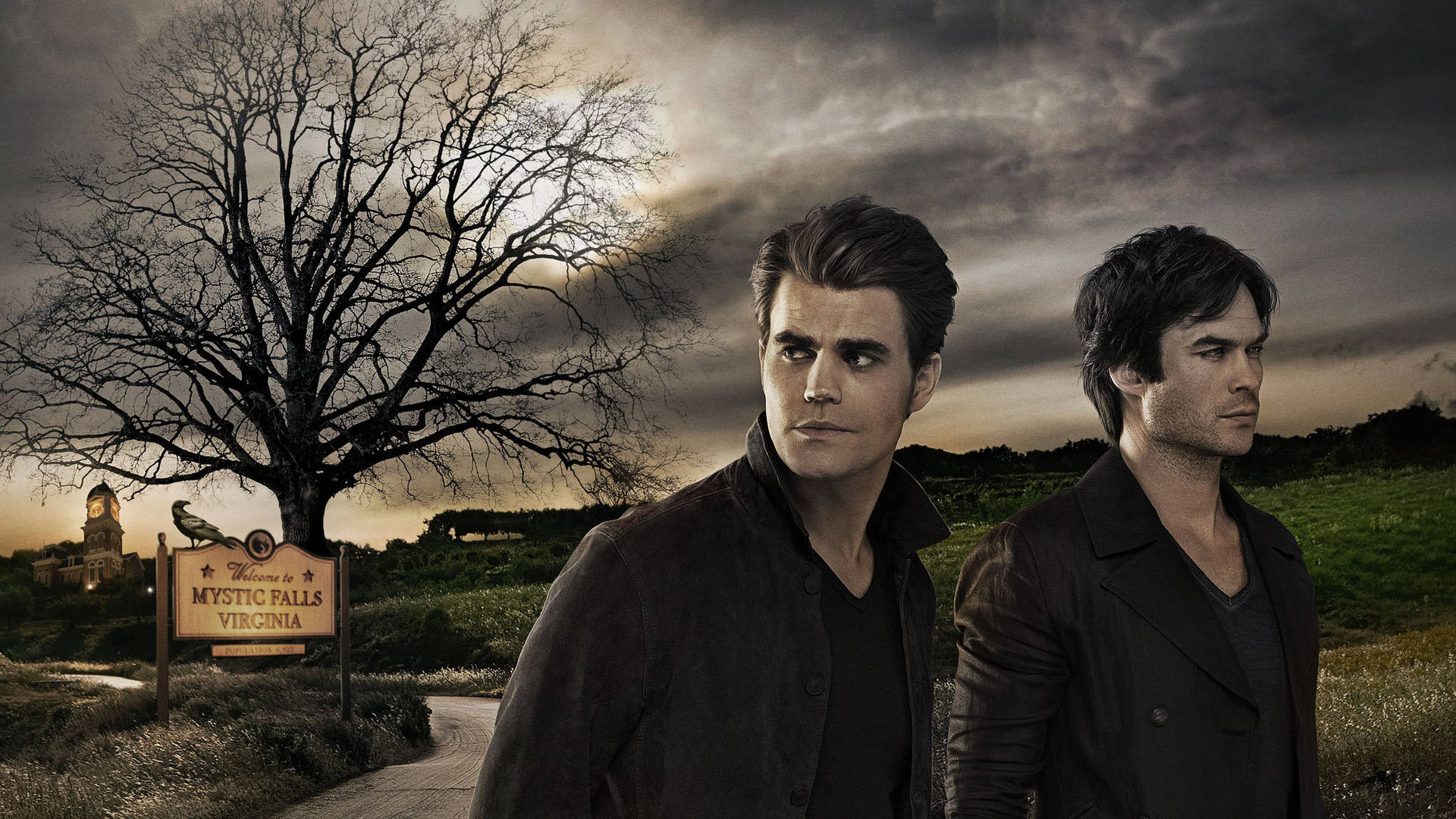 Vampire Diaries Salvatore Brothers Wallpaper