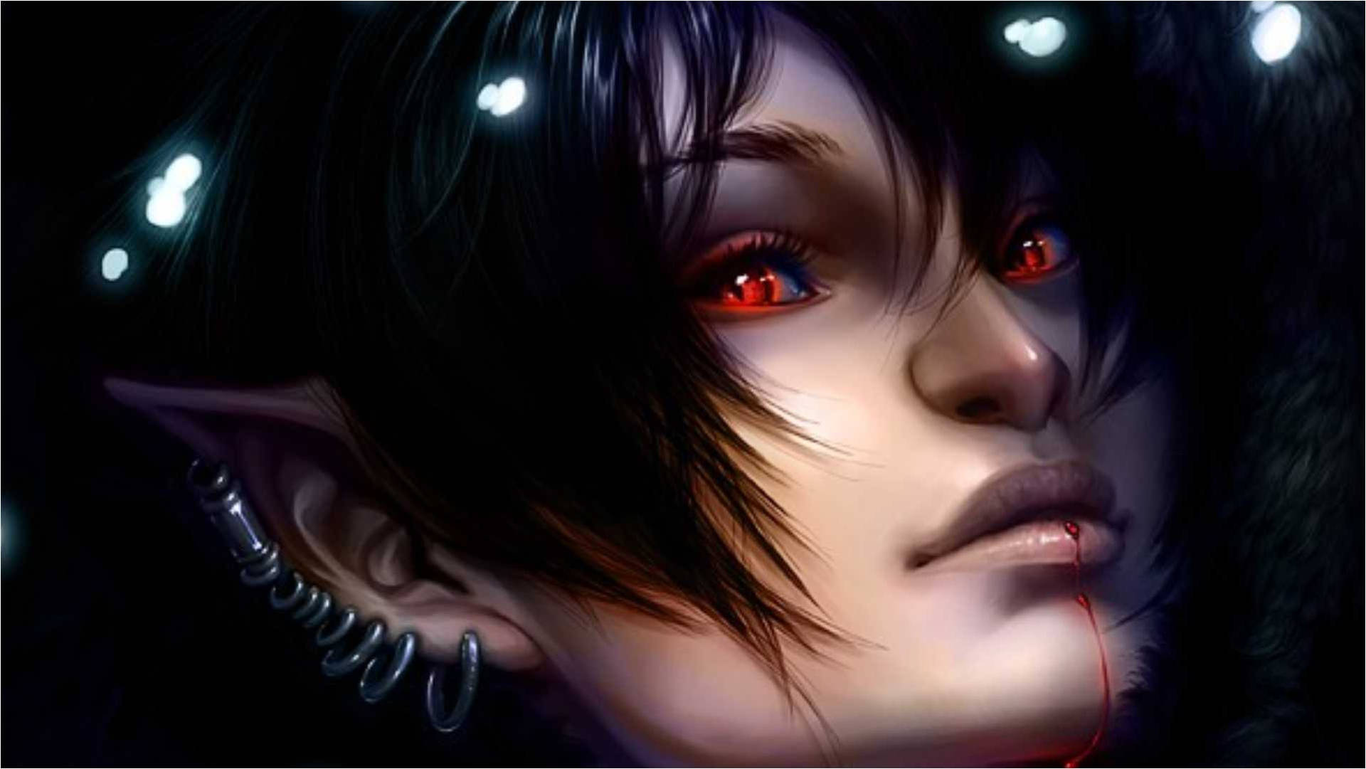 Vampire Elf Red Eyes