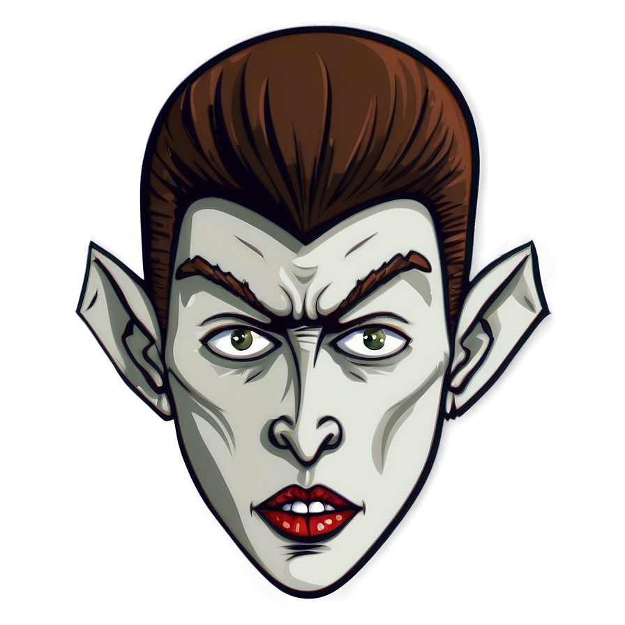 Download Vampire Face Cartoon Png 34 | Wallpapers.com