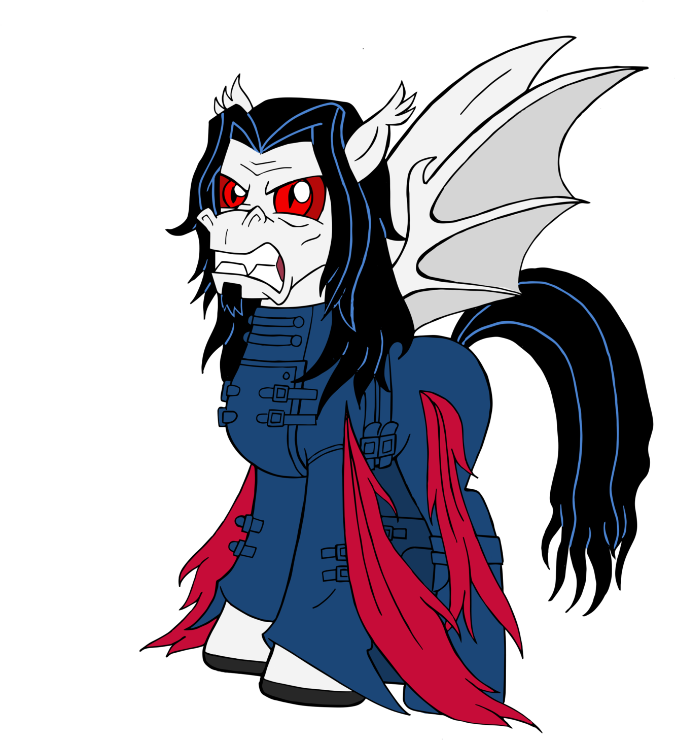 Vampire Pony Cartoon Character PNG