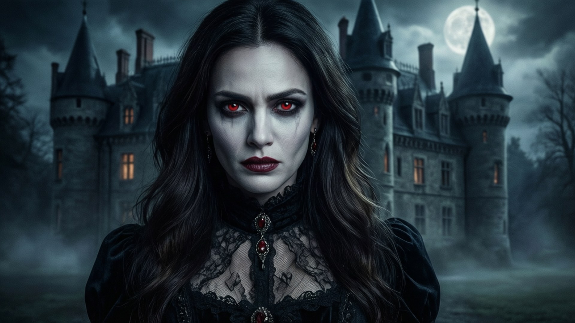 Reine Vampire Fonds d'écran — Jessica Alba fond d'écran vampire gothique, fantasy sombre