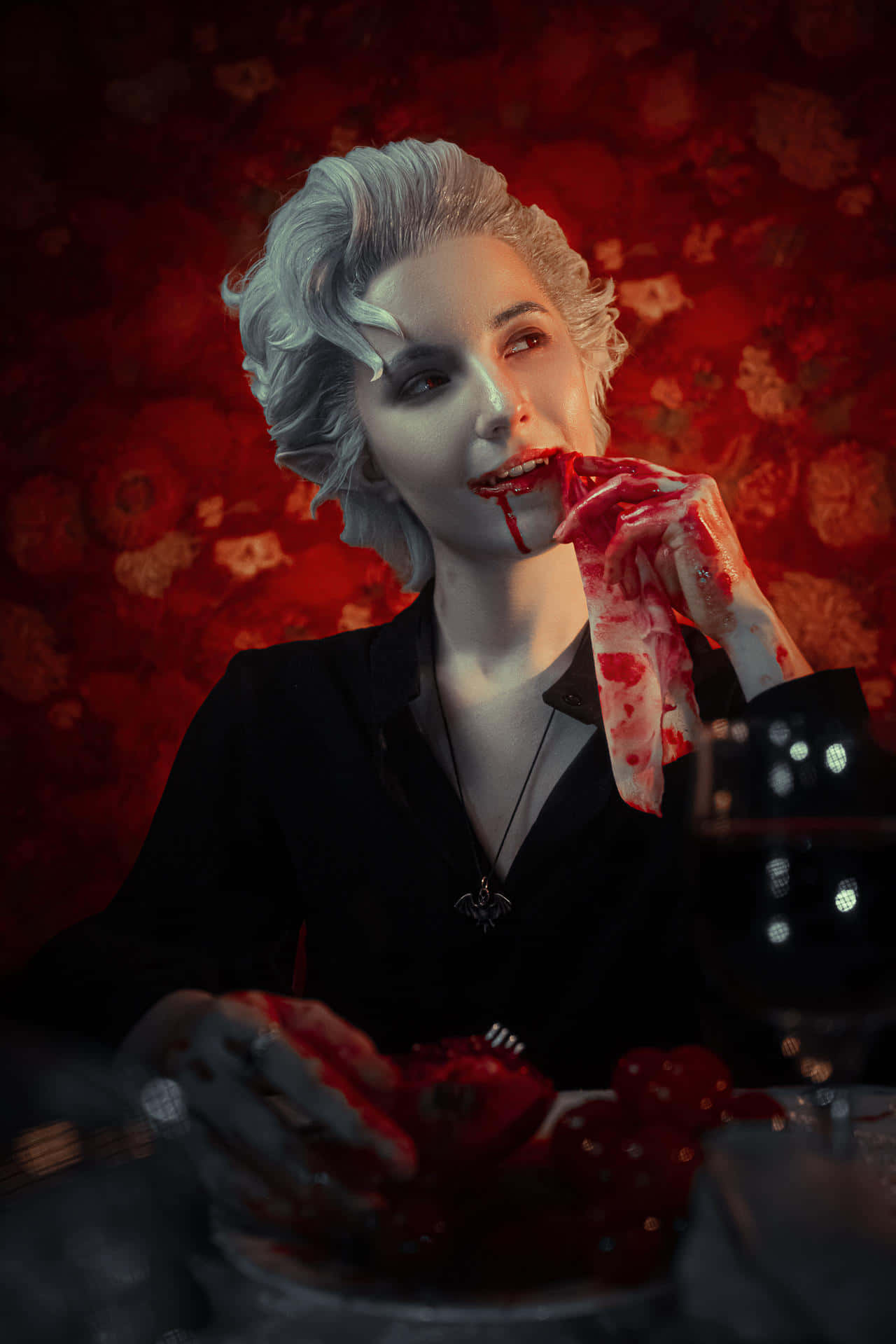 Vampiric_ Elegance_ Portrait Wallpaper