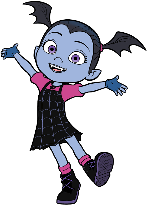 Vampirina Cheerful Pose PNG