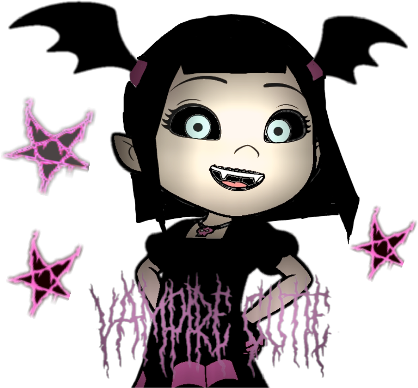 Vampirina Smiling Cartoon Character PNG