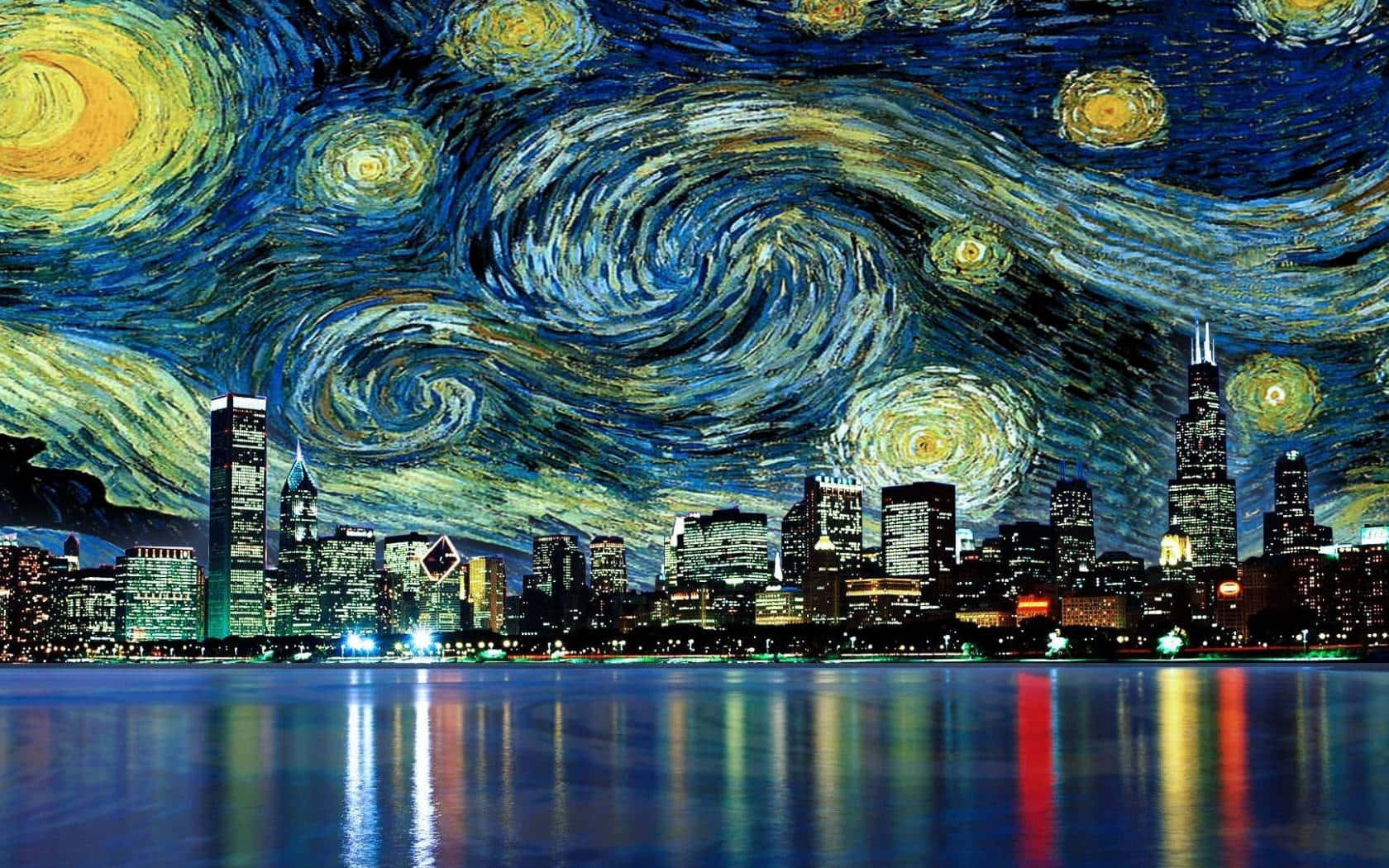 'starrynight' Af Vincent Van Gogh.
