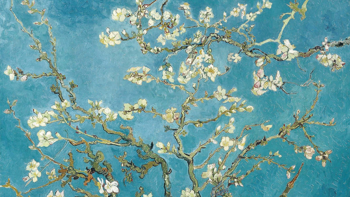 Lapintura De Los Almendros En Flor De Van Gogh Soporta El Paso Del Tiempo. Fondo de pantalla