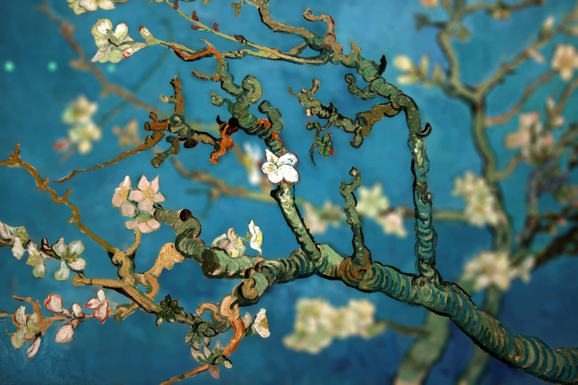 “Almond Blossom” by Vincent Van Gogh Wallpaper