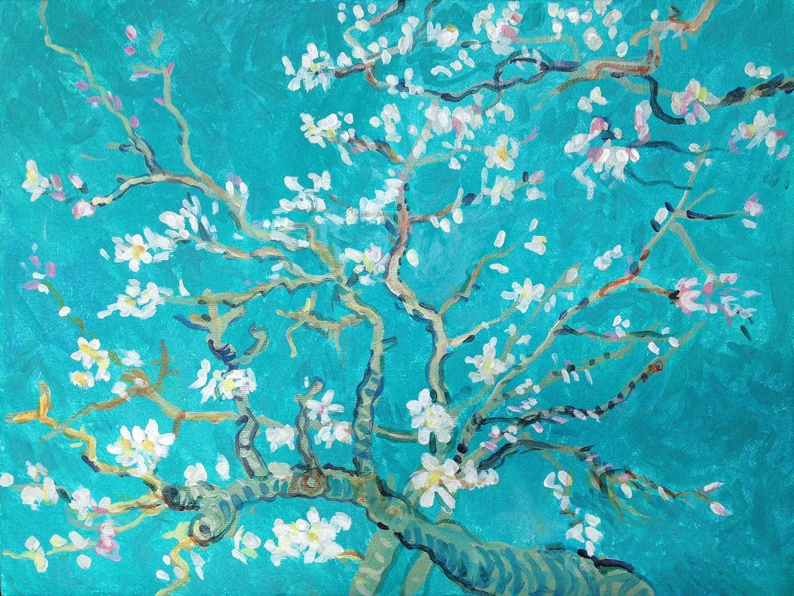 Tektura Van Gogh Almond Blossom Wallpaper  Wallpaper UK