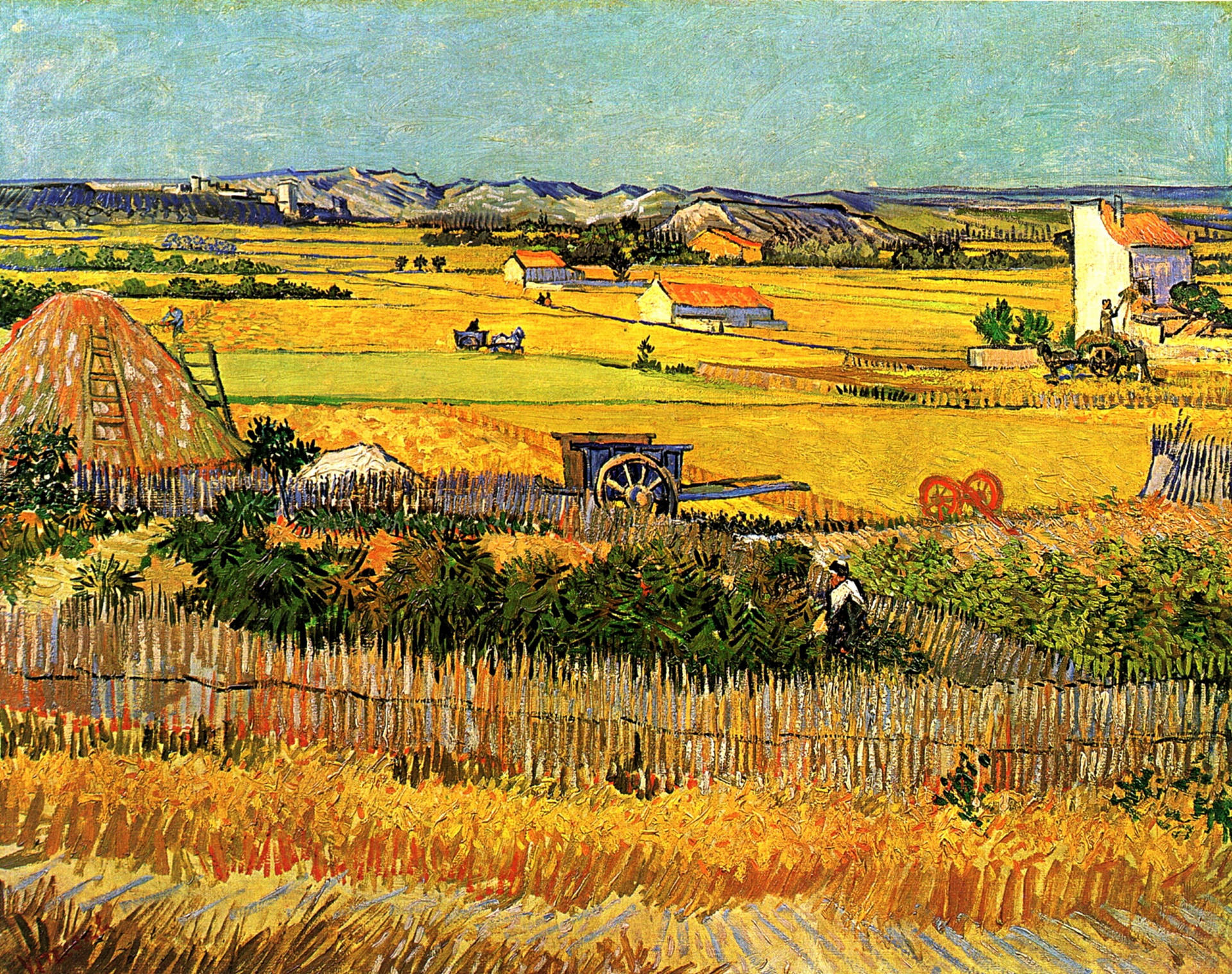 Van Gogh Harvest At La Crau