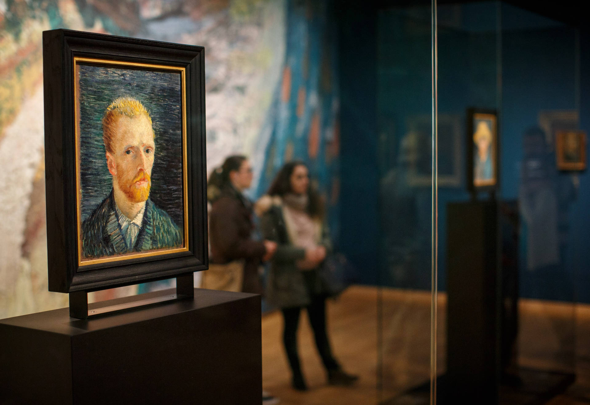 Exhibiciónde Retratos Del Museo Van Gogh Fondo de pantalla