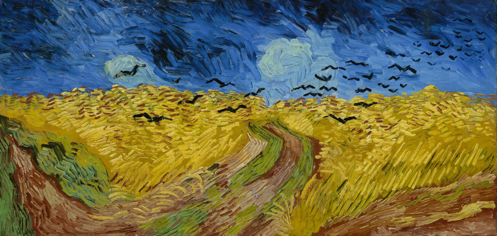 Einelandschaft Des Meisterkünstlers Vincent Van Gogh