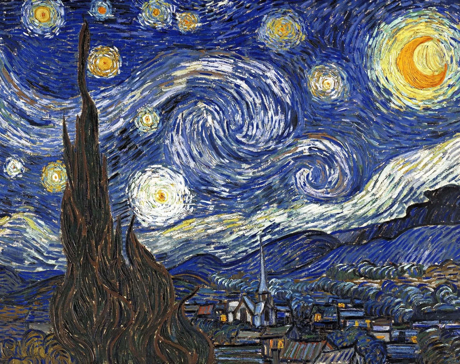 "The Starry Night" by Vincent Van Gogh
