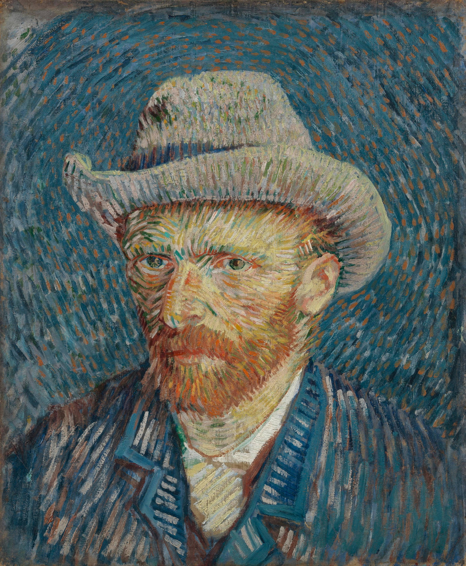 Van Gogh Self-Portrait Wallpaper