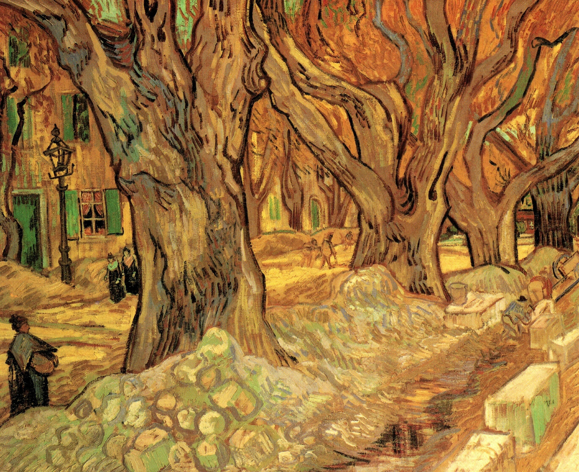 Van Gogh The Large Plane Trees