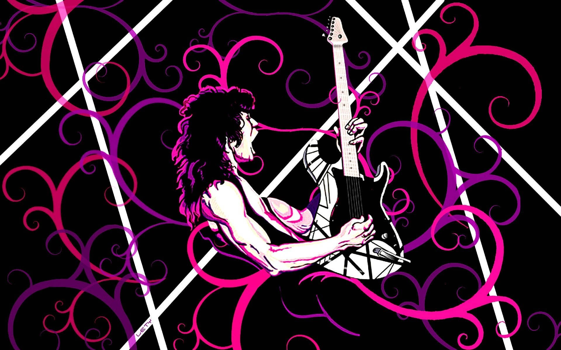 Van Halen Rock Band Artwork Wallpaper